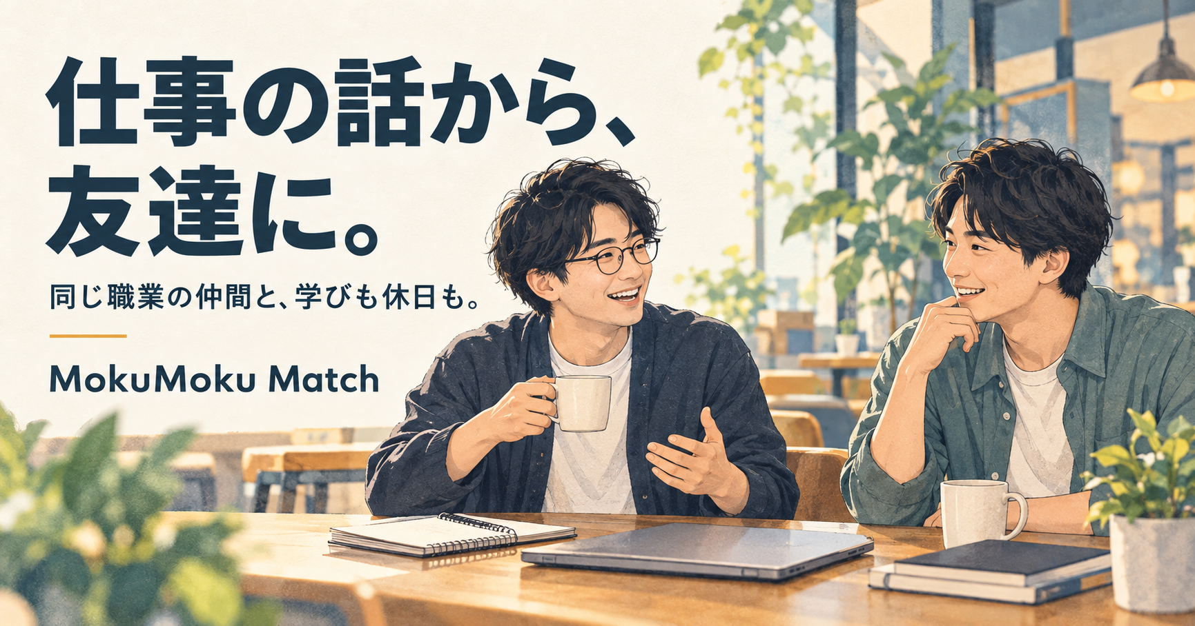 同じ職業の人と話したい社会人へ｜仕事の話から始まる、大人の友達づくり