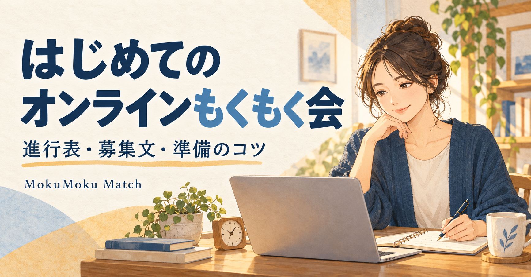 オンラインもくもく会の開き方｜60分の進行表・募集文・主催者チェックリスト