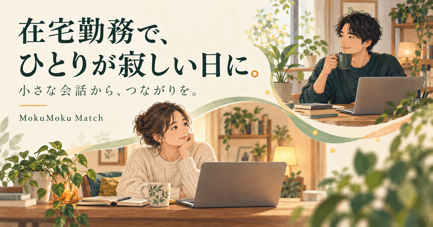 在宅勤務で孤独を感じるあなたへ｜一人の時間に、小さなつながりをつくる方法